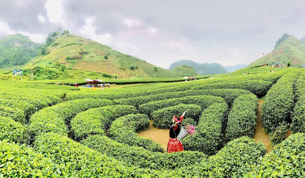 Thuê trang phục dân tộc chụp ảnh tại đồi